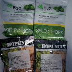 Hops for sour beer dry hopping experiment #2.