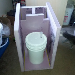 Test fitting with a fermenter.